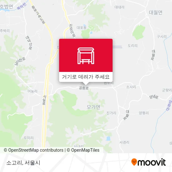 소고리 지도
