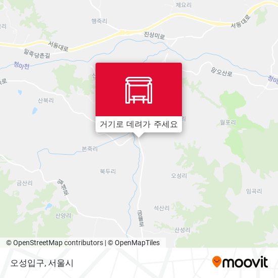오성입구 지도