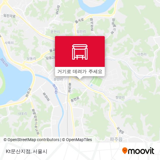 Kt문산지점 지도