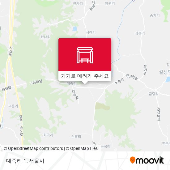대죽리-1 지도