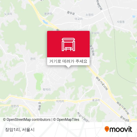 장암1리 지도