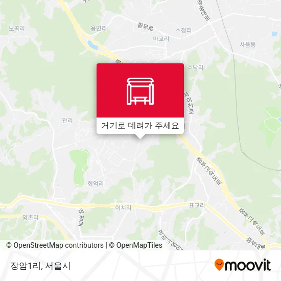 장암1리 지도