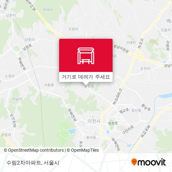 수림2차아파트 지도