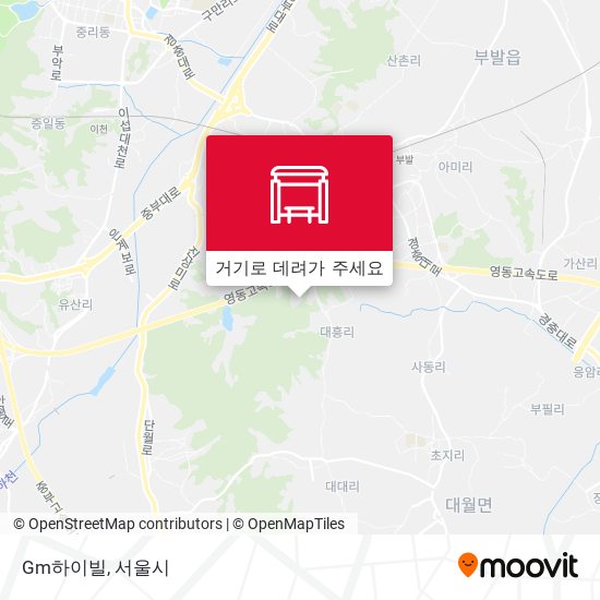 Gm하이빌 지도