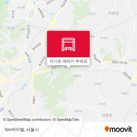 Gm하이빌 지도