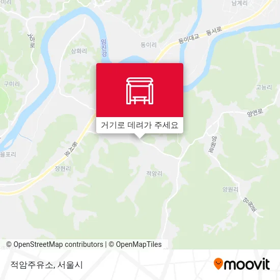 적암주유소 지도