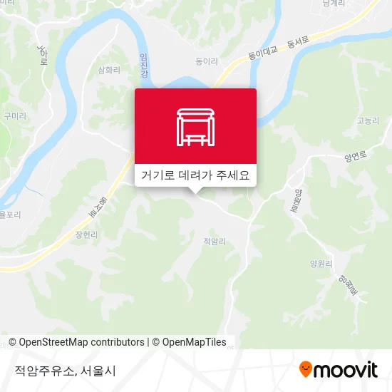 적암주유소 지도