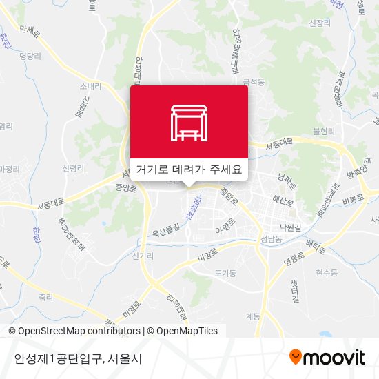 안성제1공단입구 지도