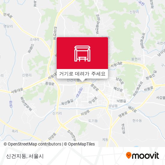 신건지동 지도