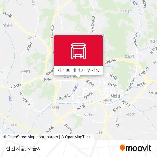 신건지동 지도