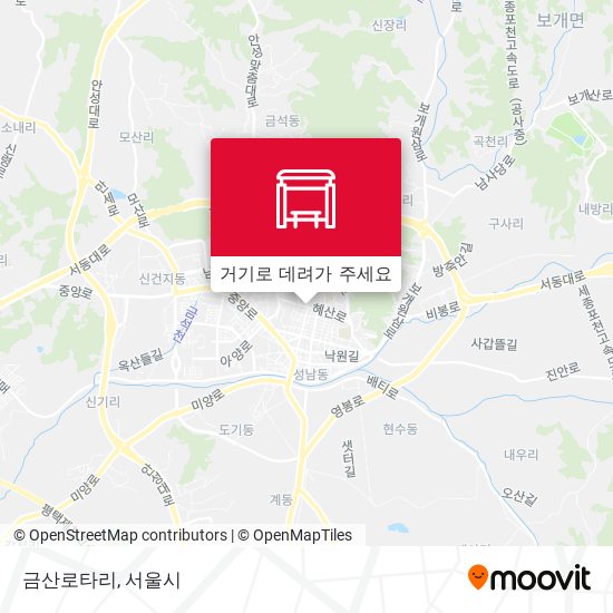 금산로타리 지도