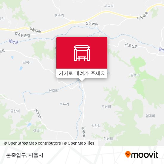 본죽입구 지도