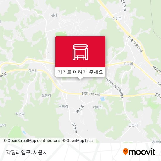 각평리입구 지도