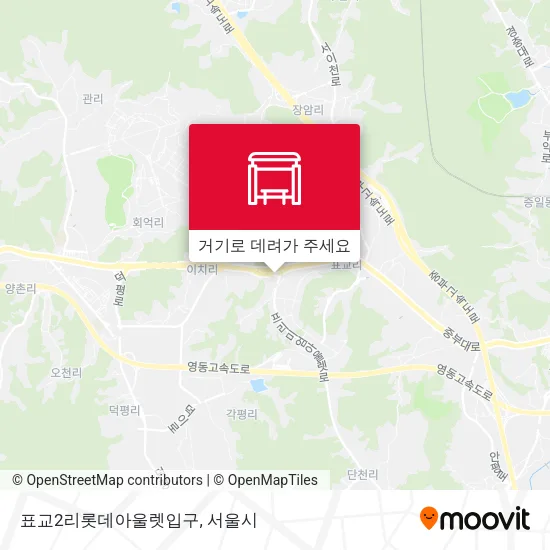 표교2리롯데아울렛입구 지도