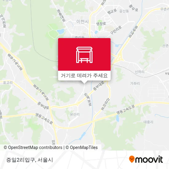 증일2리입구 지도