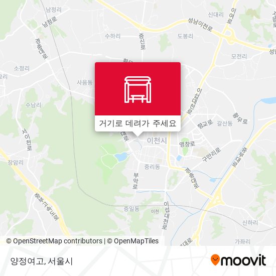 양정여고 지도