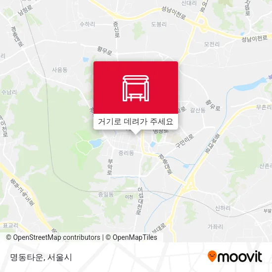 명동타운 지도