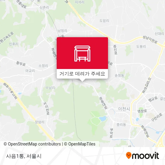 사음1통 지도