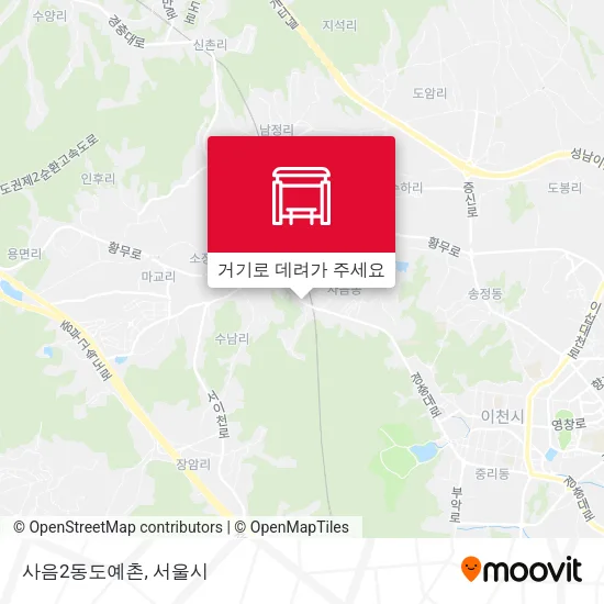 사음2동도예촌 지도