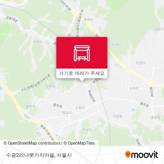 수광2리나뭇가지마을 지도