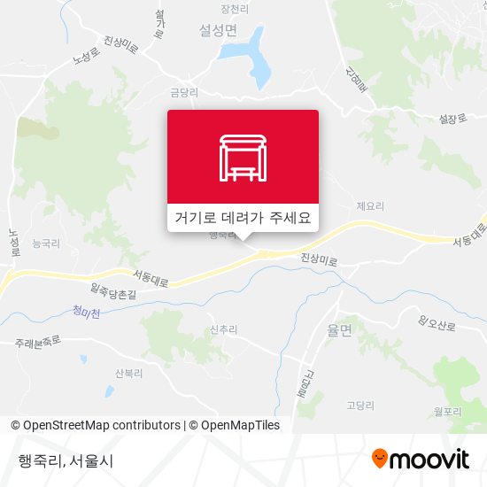 행죽리 지도