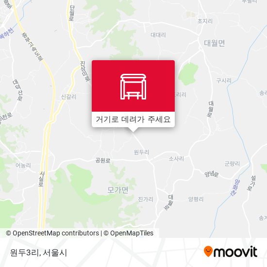 원두3리 지도