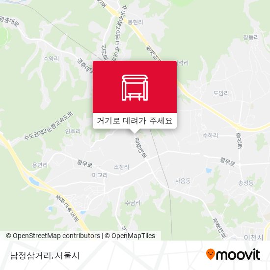 남정삼거리 지도