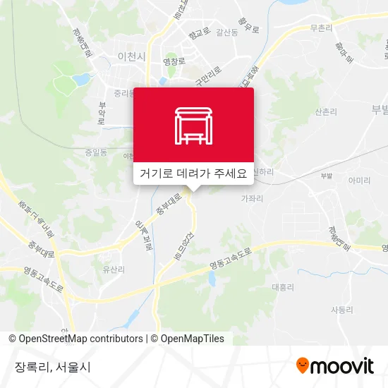 장록리 지도