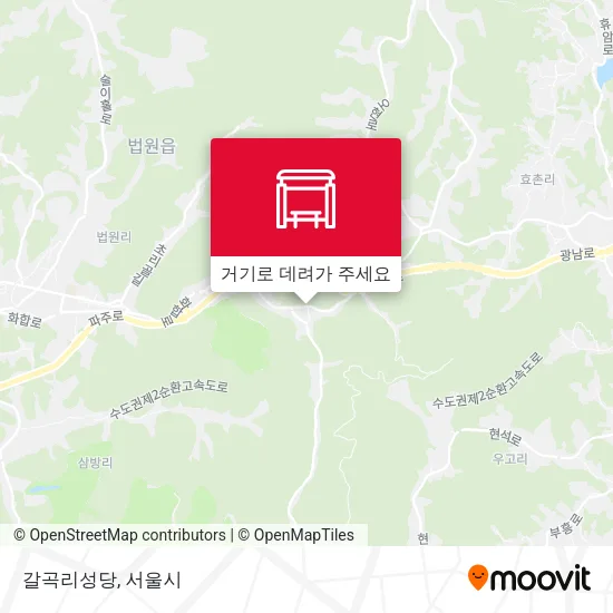 갈곡리성당 지도