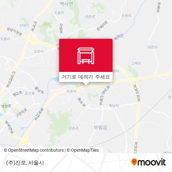 (주)진로 지도