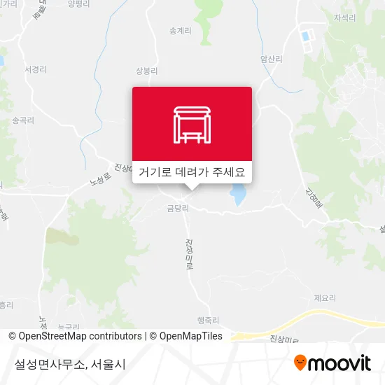 설성면사무소 지도