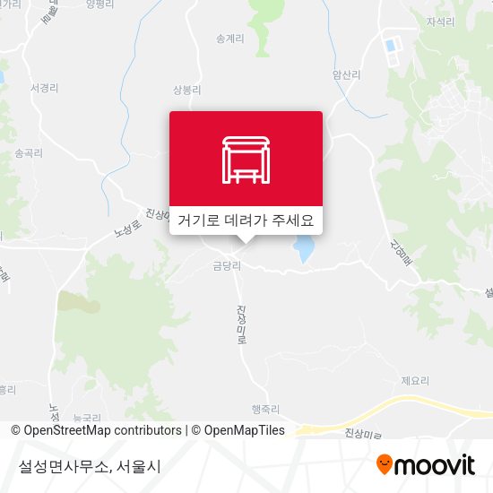 설성면사무소 지도