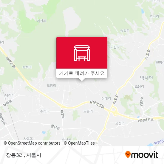 장동3리 지도