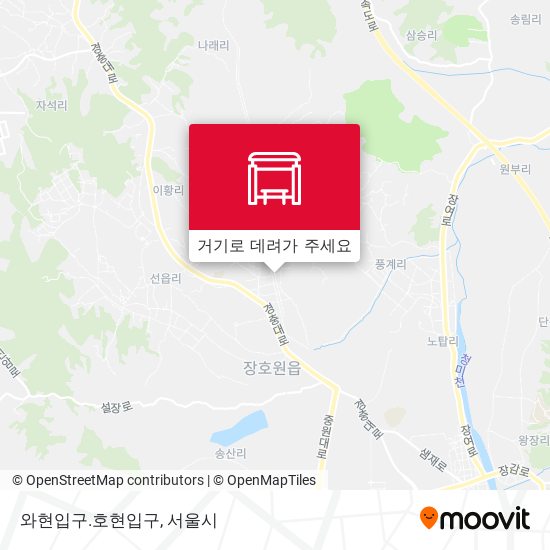 와현입구.호현입구 지도