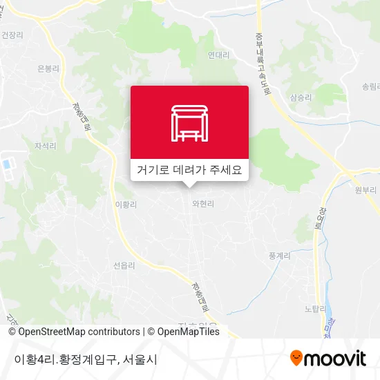 이황4리.황정계입구 지도