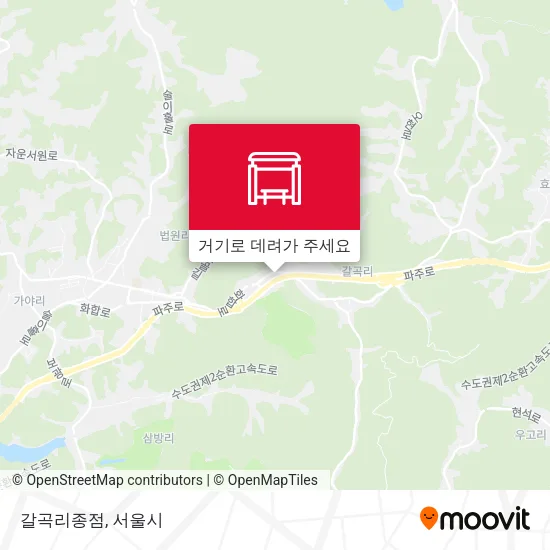 갈곡리종점 지도
