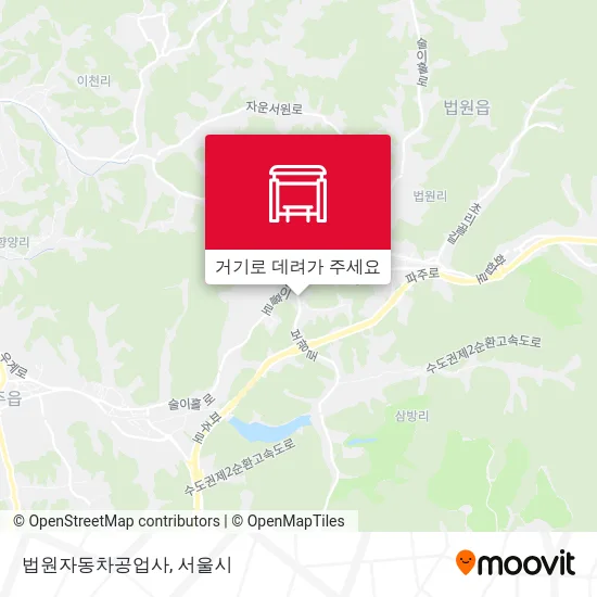 법원자동차공업사 지도