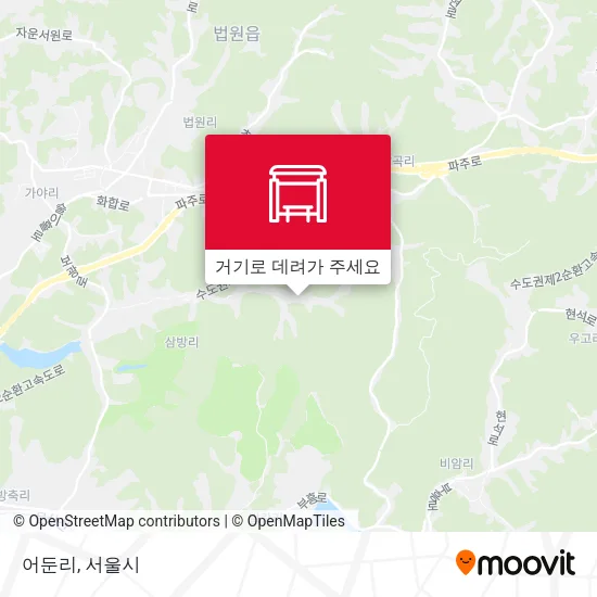 어둔리 지도