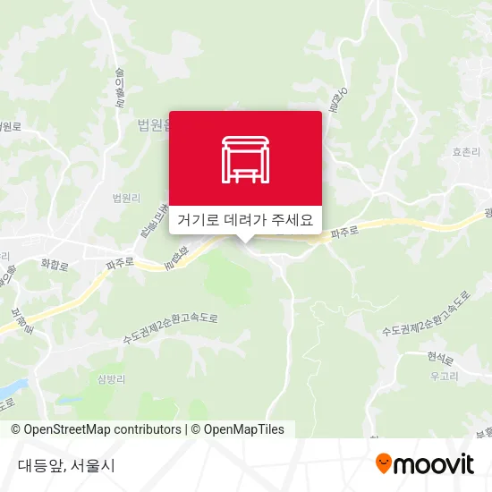 대등앞 지도