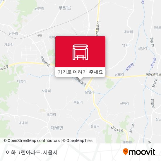 이화그린아파트 지도