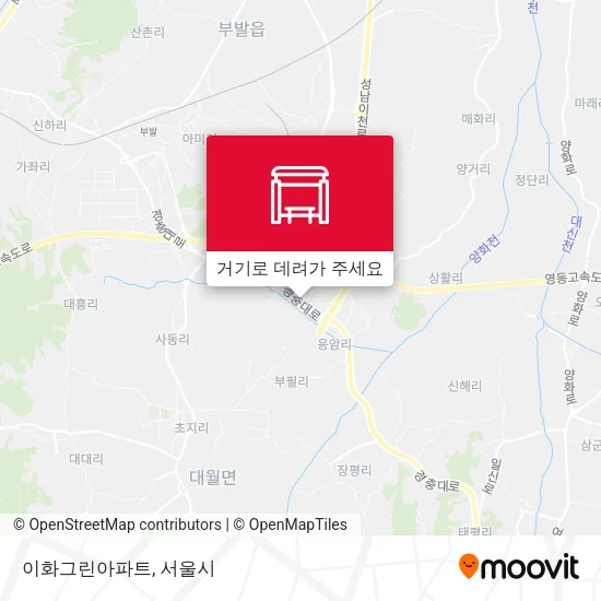 이화그린아파트 지도