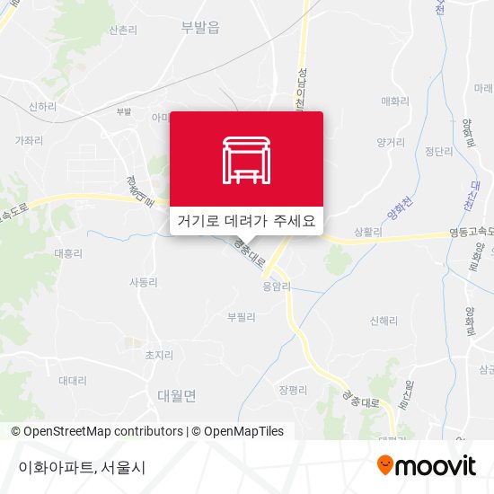 이화아파트 지도