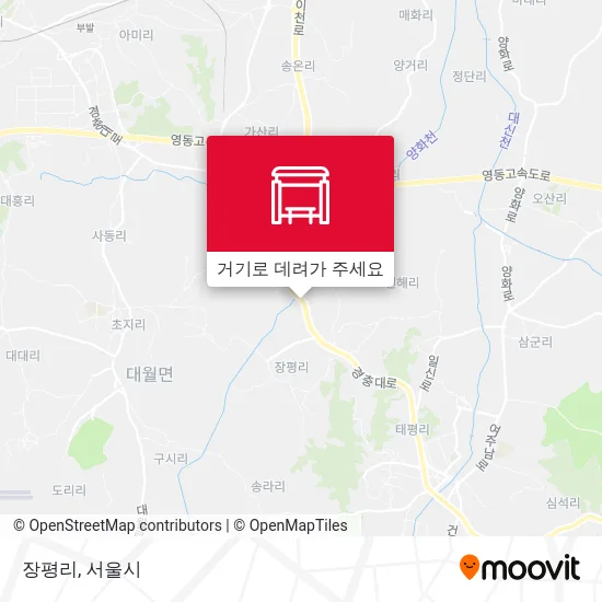 장평리 지도