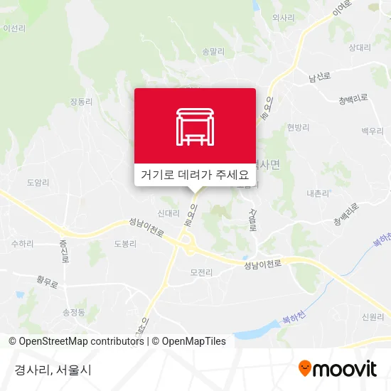 경사리 지도