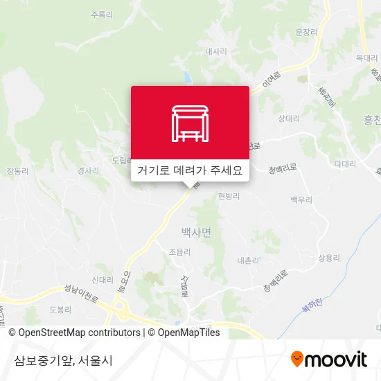 삼보중기앞 지도