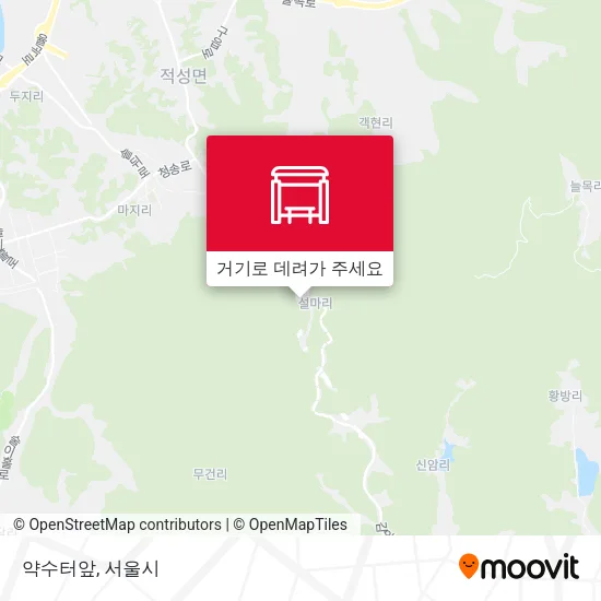 약수터앞 지도