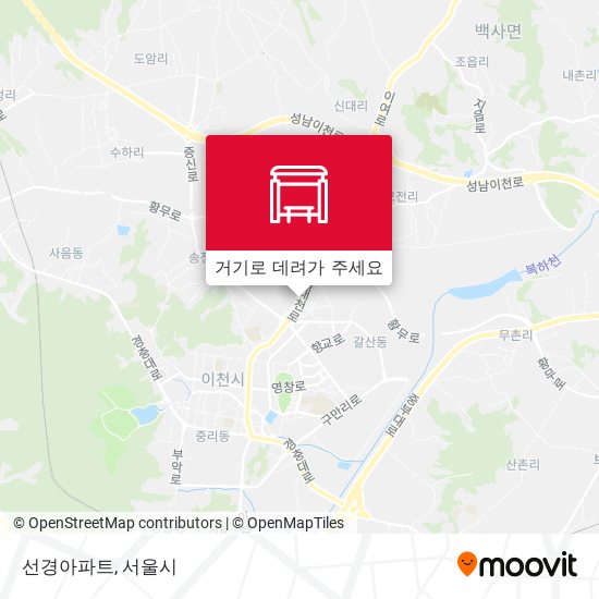선경아파트 지도