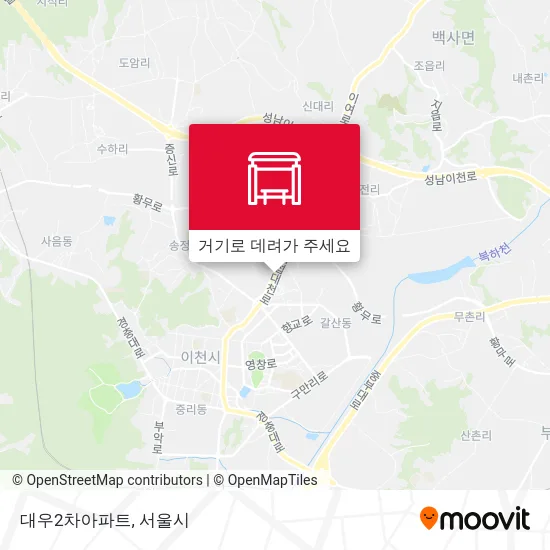 대우2차아파트 지도