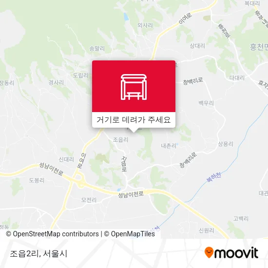조읍2리 지도