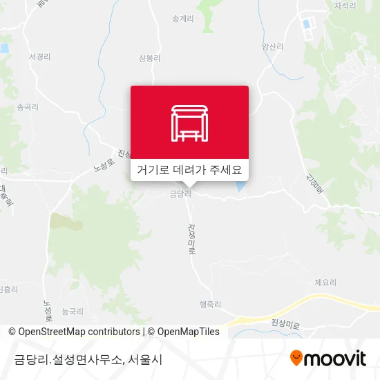금당리.설성면사무소 지도